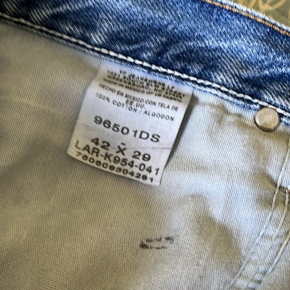 Men’s wrangler jeans, size 42, length 29 regular fit a regular leg - Picture 4 of 4